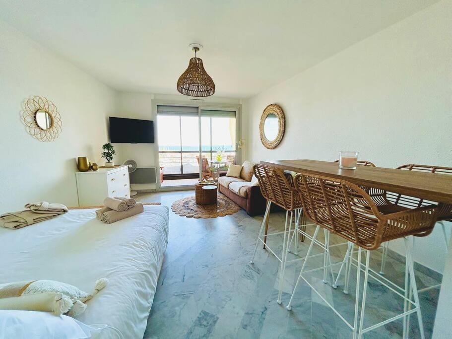 Studio Chic & Cosy Vue Mer, Clim, Parking La Grande-Motte Esterno foto