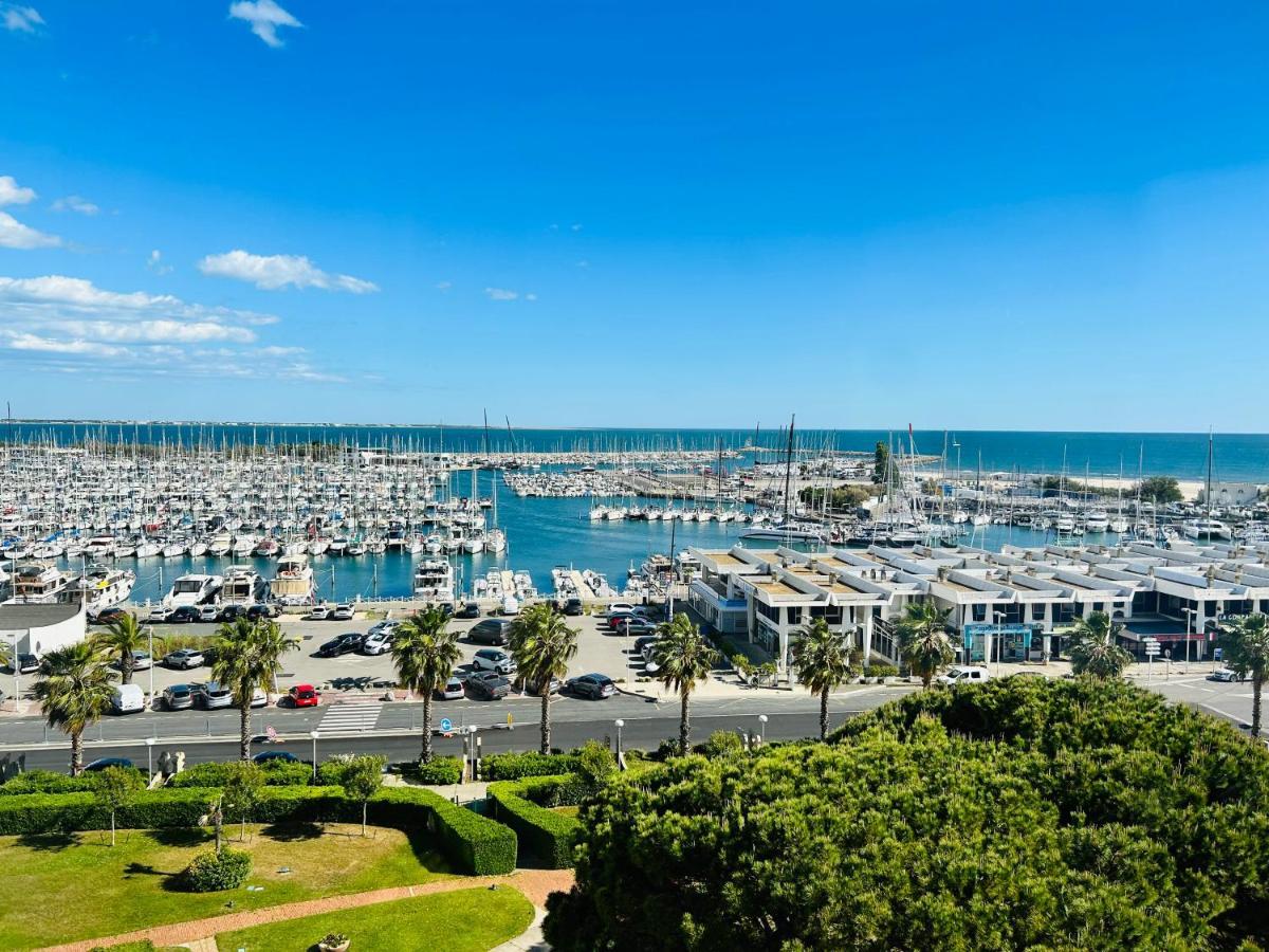 Studio Chic & Cosy Vue Mer, Clim, Parking La Grande-Motte Esterno foto